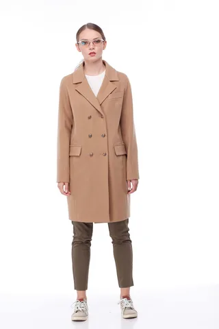 Женское пальто ORIGA Джорли 42 кемел