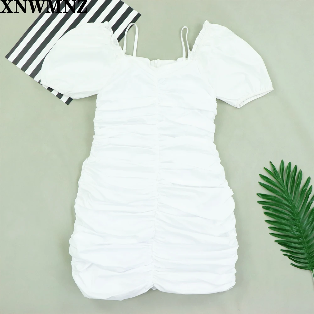 Женское винтажное платье za вечернее без бретелек с квадратным вырезом модель XNWMNZ