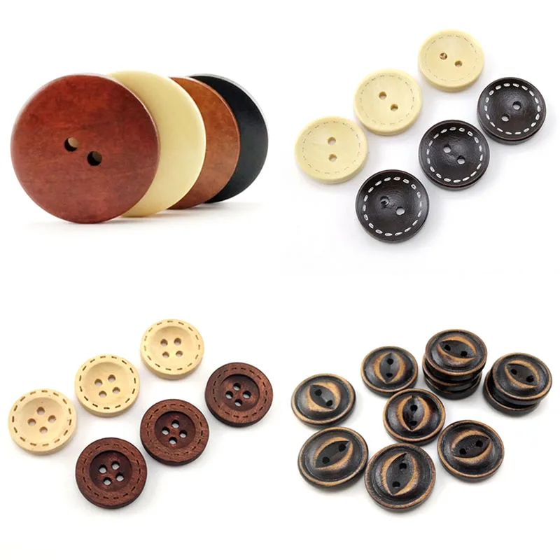 100 шт. круглые пуговицы для одежды 15 мм | Дом и сад