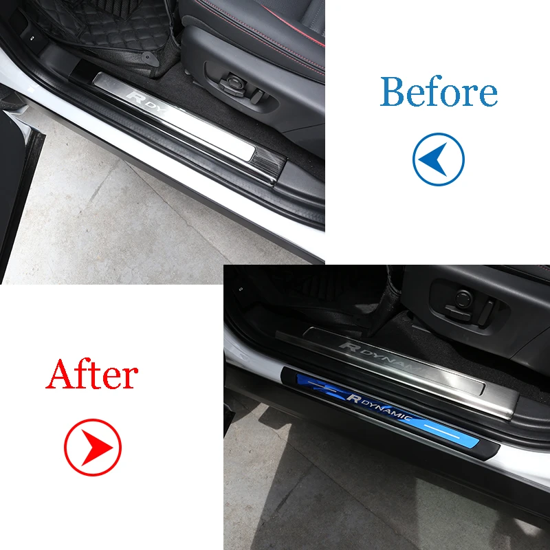 Защитная Накладка на порог порога двери из АБС пластика для открытия спорта 2020