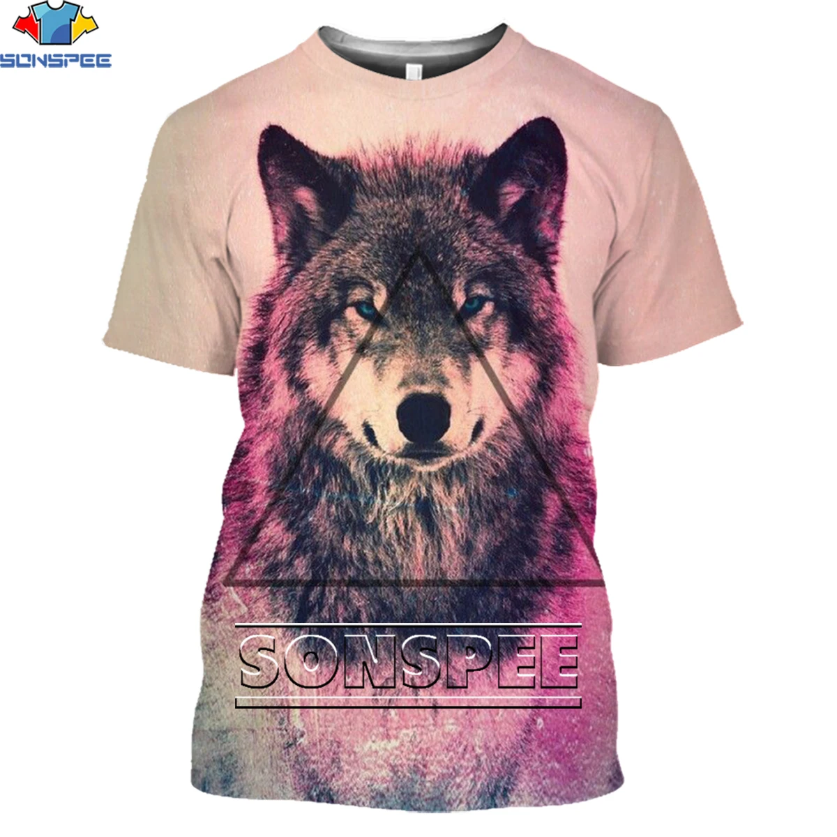 

SONSPEE Hunting Animal Wolf Dog T-shirt 3D Print Men Women Shirt Harajuku Streetwear Man Oversize Clothing Tee Short Sleeve