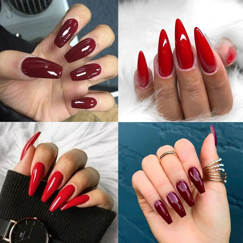 MIZHSE Роза цвета УФ лак для ногтей праймер длинный последний гель Гелевый