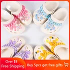 1 комплект, лидер продаж, подвеска в виде девушки-макарона, крокса для обуви, красивое украшение для женщин, подарки, милые дизайнерские подвески-Кроксы