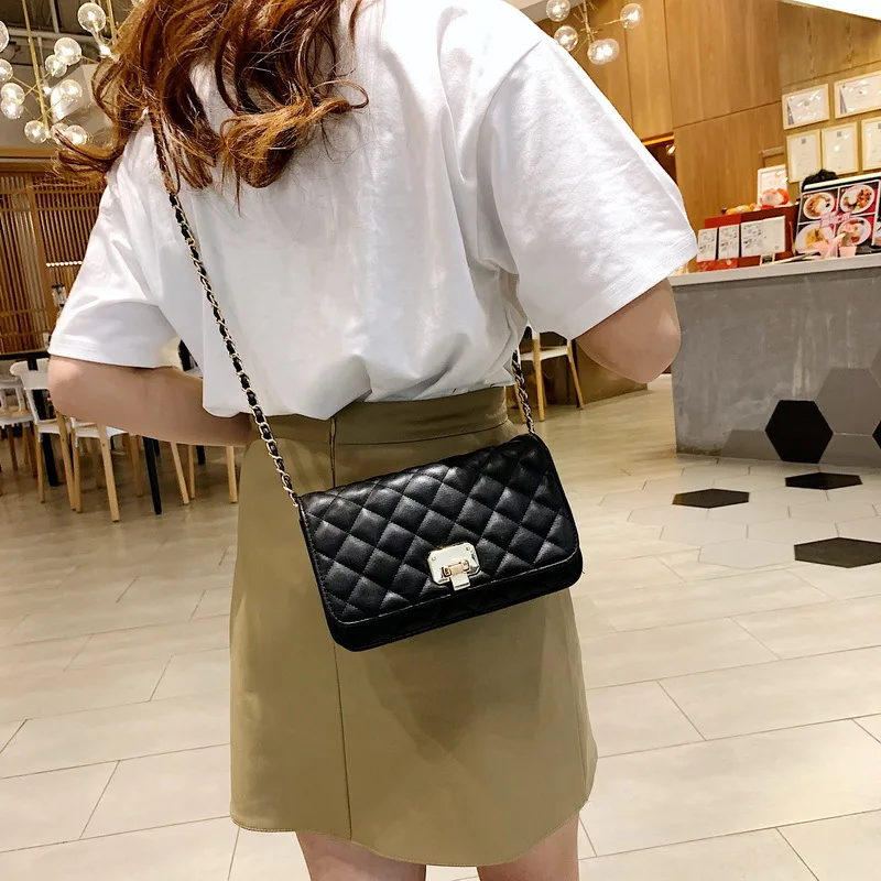

White Crossbody Bags For Women 2021 Small Handbag Small Bag PU Leather Hand Bag Ladies Designer Evening Bags