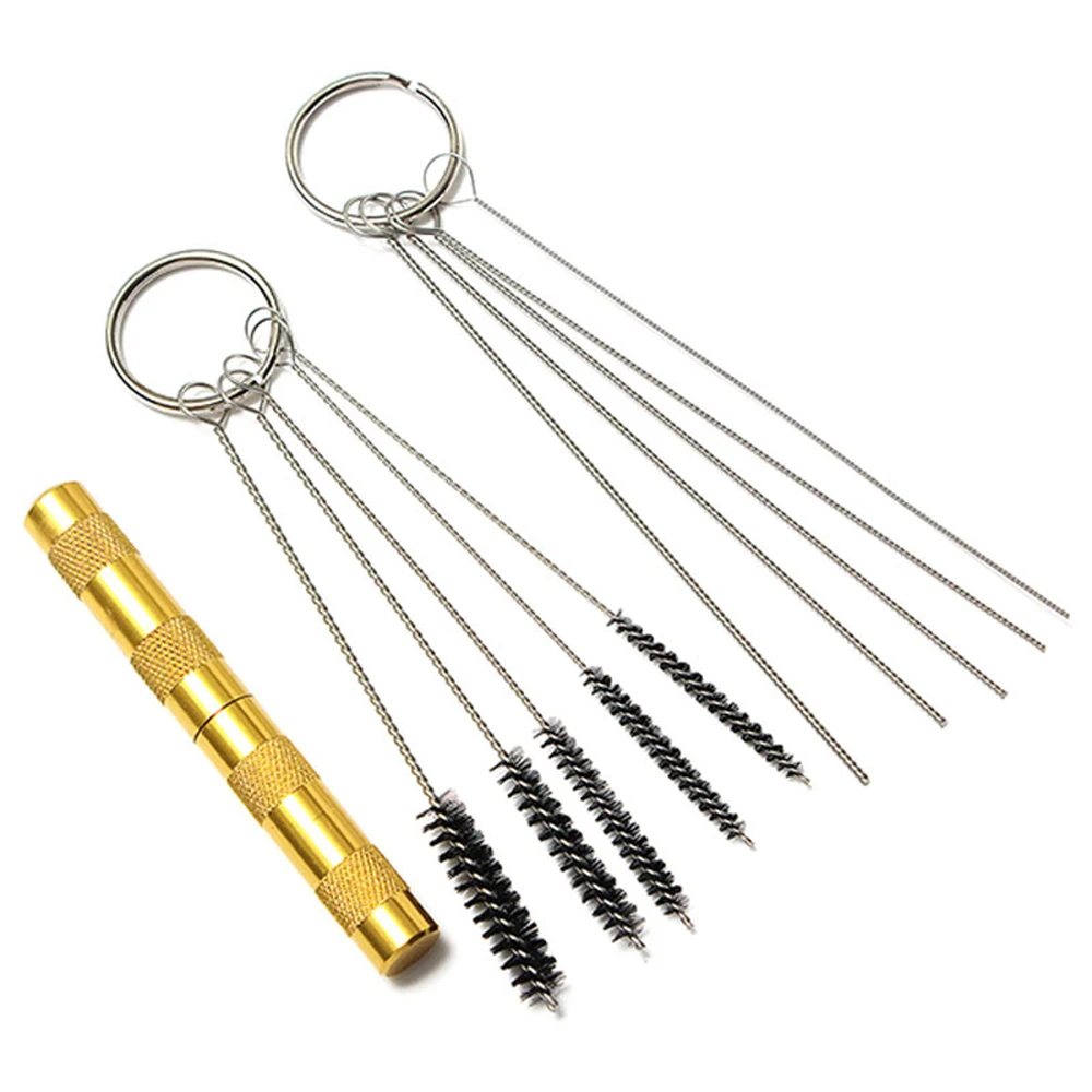 11Pcs/Set Airbrush Spray Gun Nozzle Cleaning Repair Tool Kit Needle & Brush Set For Air Brush Portable Tools