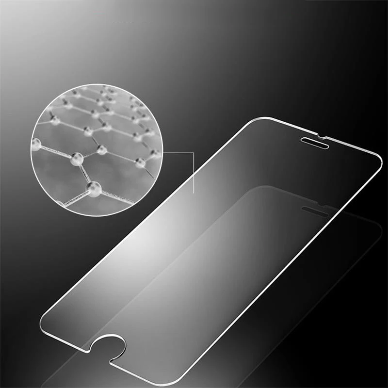 2 шт HD высокопроницаемое защитное закаленное стекло для защиты экрана iphone6 6S 6p 7 7p 8