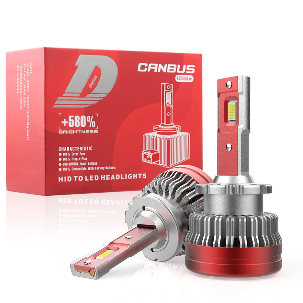 

Car LED Headlight D1S D2S D3S D4S D5S D8S 35W 12000LM 9-36V Automobile Lights Nondestructive Installation Decode Headlamp Bulbs
