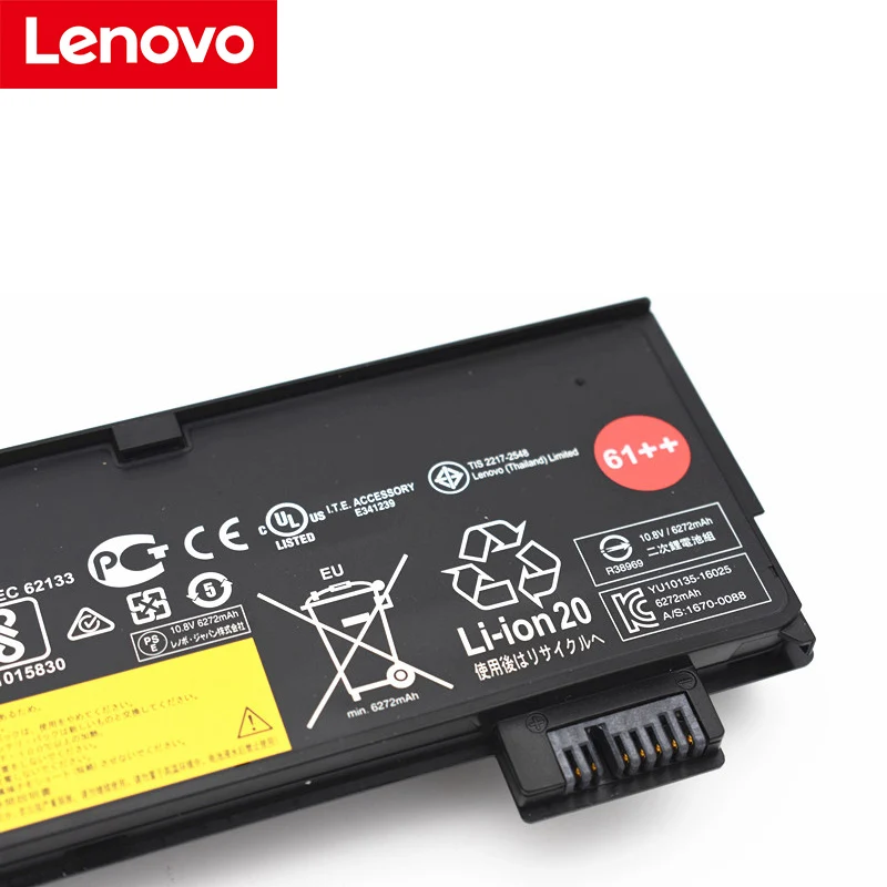 Оригинальный аккумулятор для ноутбука Lenovo ThinkPad T470 T480 T570 T580 P51S P52S 61 ++ 01AV423 01AV424 01AV425