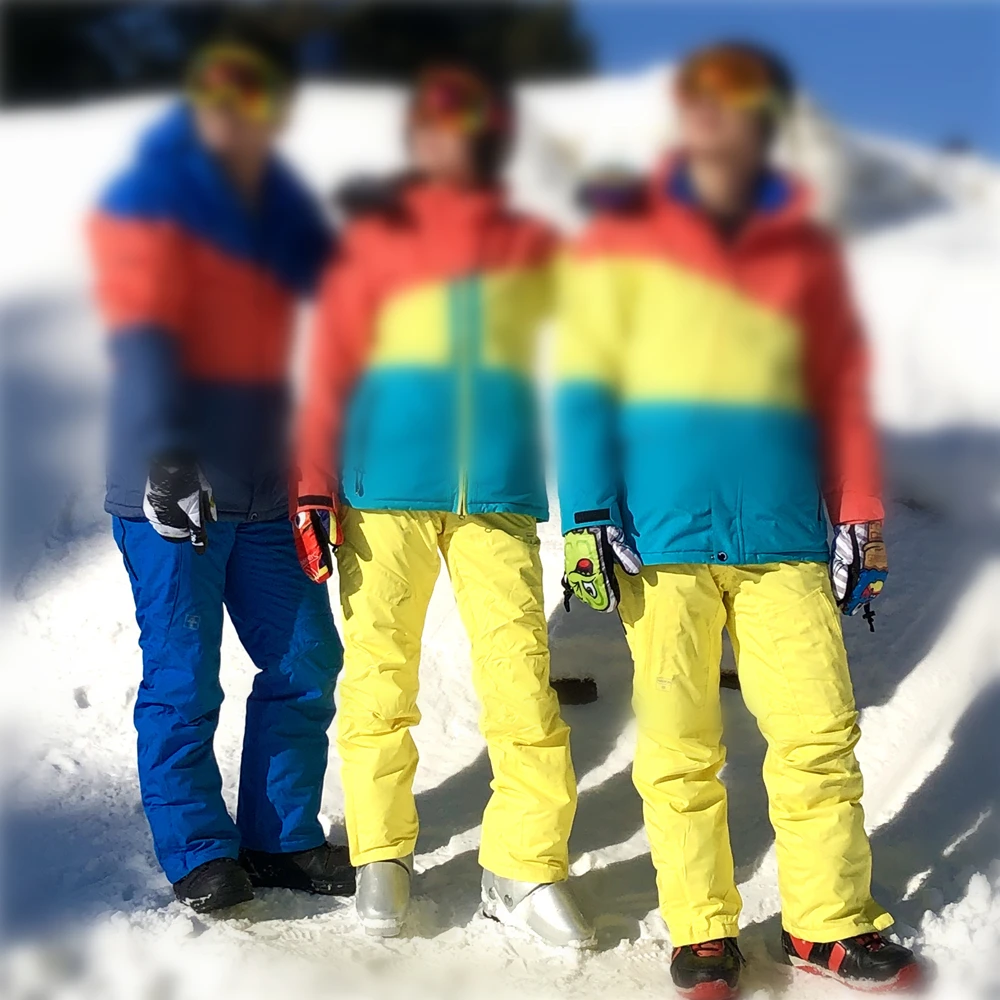 SAENSHING зимние лыжные брюки мужские водонепроницаемые ветрозащитные Утепленные