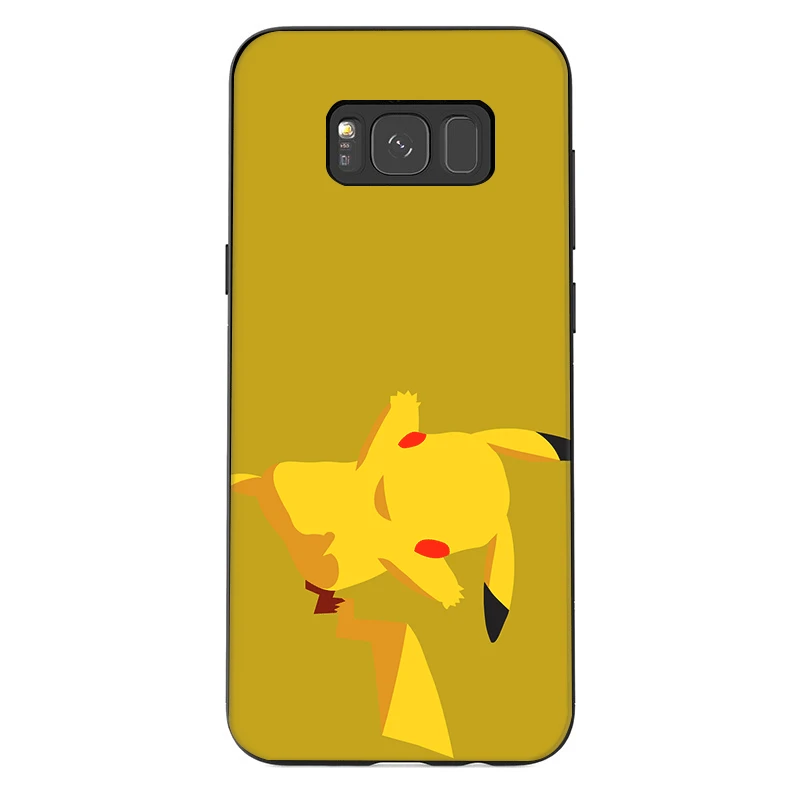 B7 Мобильный чехол для телефона из ТПУ для Samsung Galaxy S6 S7 край S8 S9 S10 S10E Plus Note 8 9 M10 M20 M30 M40 чехол с изображением покемона Пикачу, детская - Цвет: B7