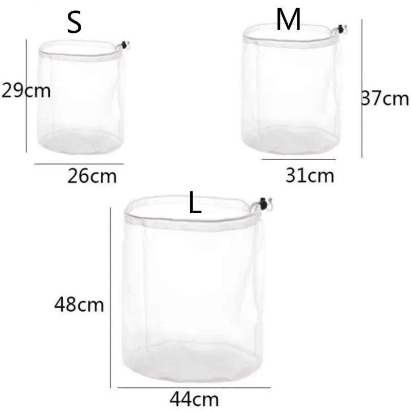 

3 Size Washing Laundry bag Clothing Care Foldable Protection Net Filter Underwear Bra Socks Underwear Washing Machine Clothes