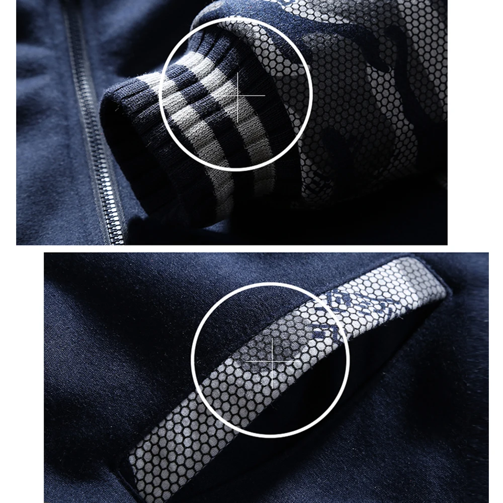 Мужская зимняя куртка Флисовая теплая Толстая парка с капюшоном бархатные