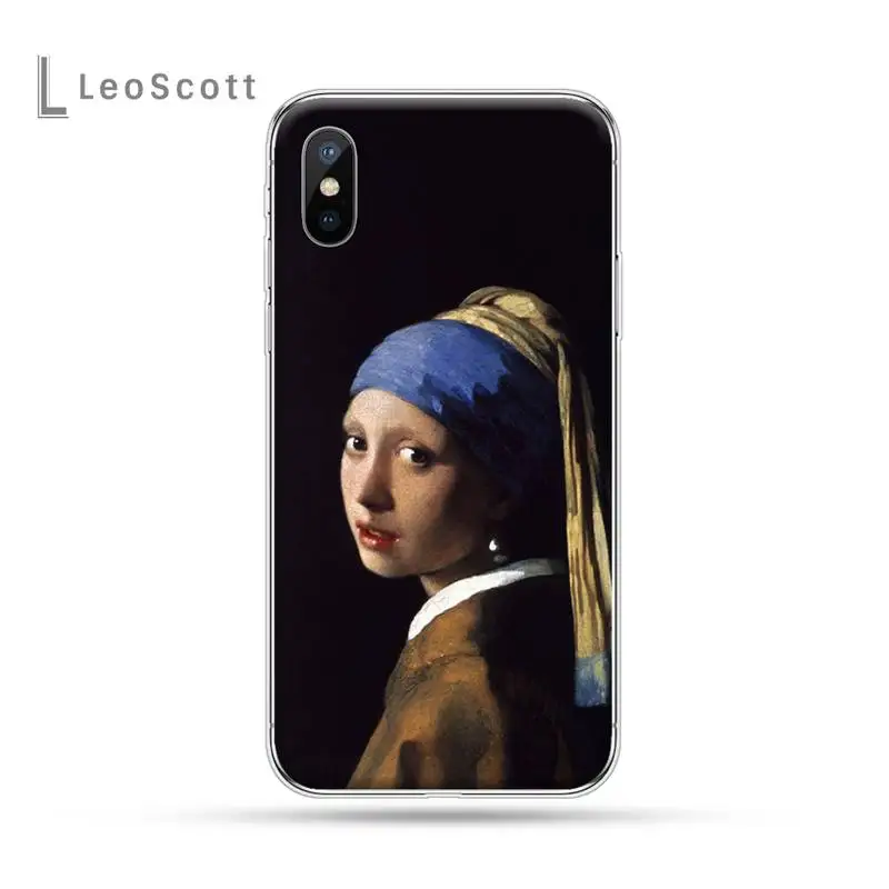 

Famous painting art vintage pattern Phone Case For iphone 12 5 5s 5c se 6 6s 7 8 plus x xs xr 11 pro max