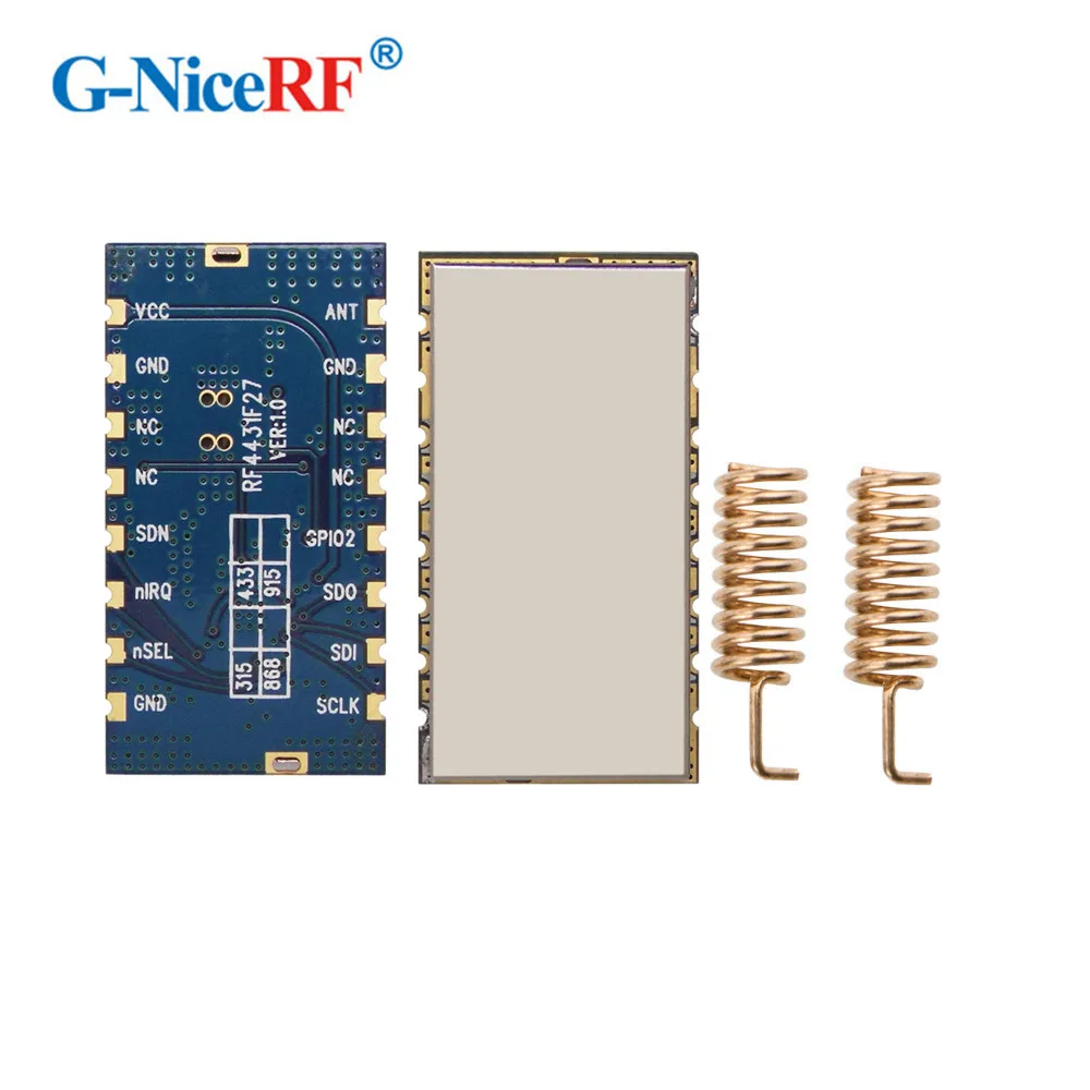 5 шт./лот RF4432F27 500 МВт SPI интерфейс встроенный анти помехозащищенный FSK/GFSK/OOK 915 МГц