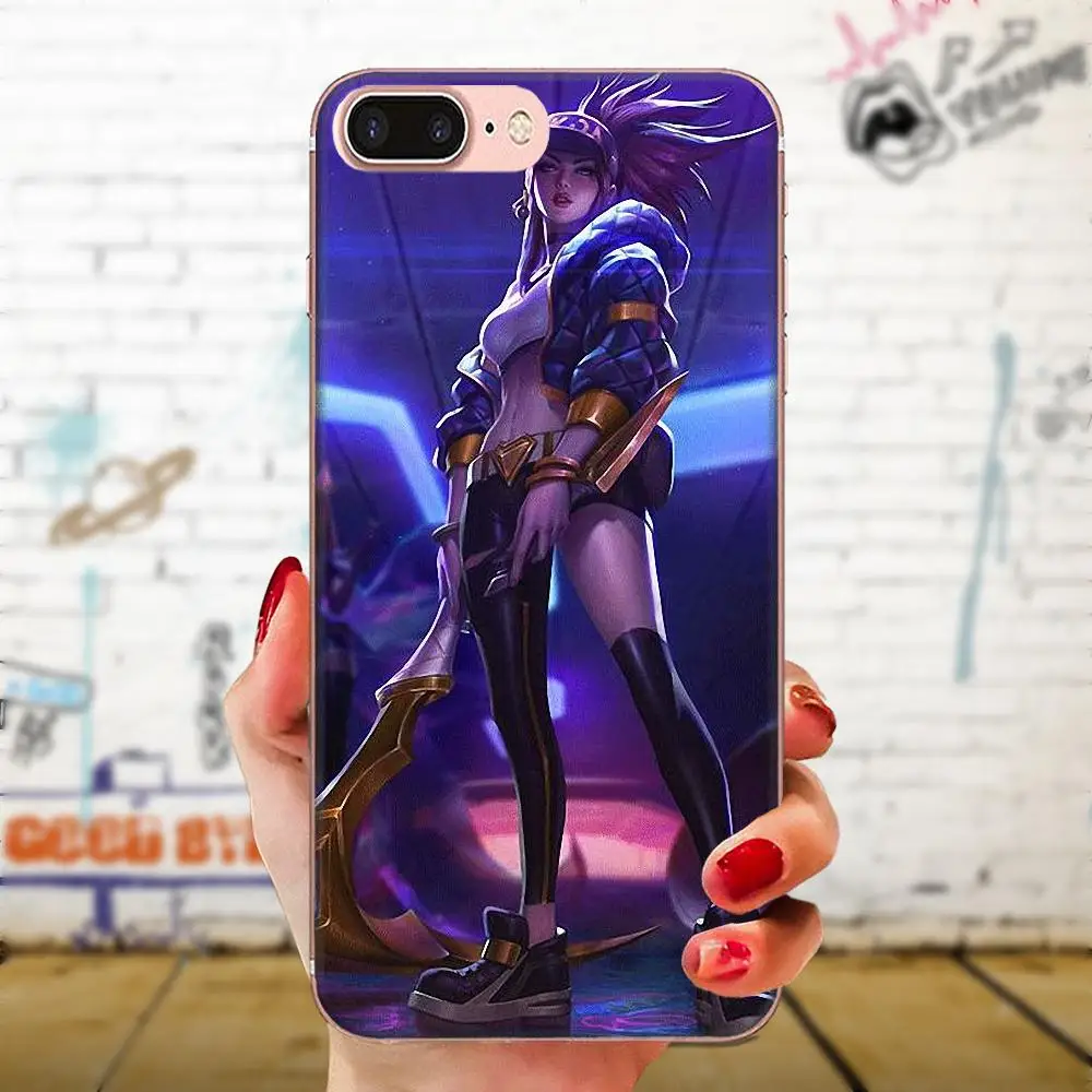 Силиконовые чехлы для телефона League Of Legends Akali Xiao mi 3 4 4C 4i 5 5s 5X6 6X8 SE Pro Lite A1 Max x 2 Note