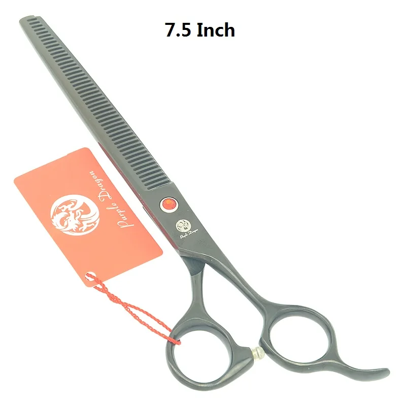8," ножницы для ухода за домашними животными для собак JP440C фиолетовый Драган профессиональные ножницы для стрижки 7,5" филировочные ножницы изогнутый клипер LZS0418