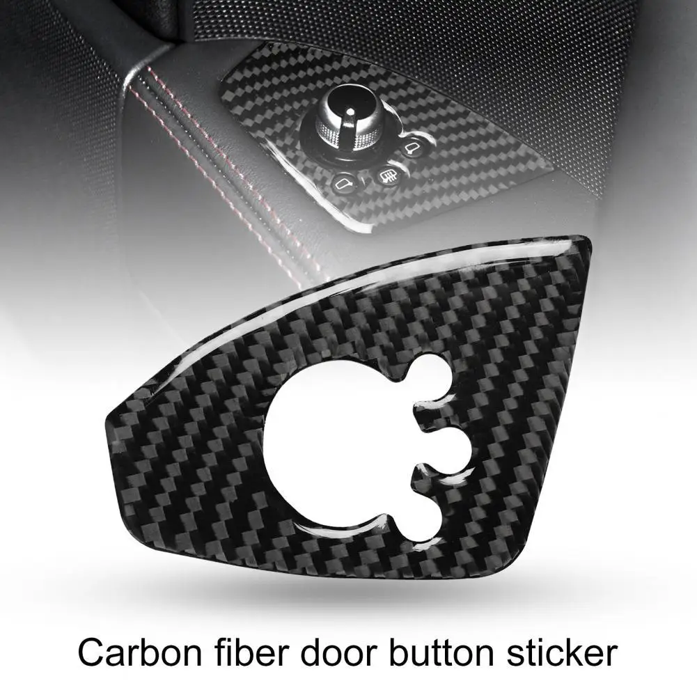 Car Door Button Sticker Carbon Fiber Right Drive Frame Trim for Audi TT 8n 8J MK123 TTRS 2008-2014 | Автомобили и мотоциклы