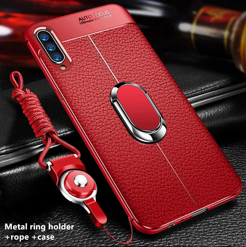 red Для Xiaomi mi 9 8 Lite SE Чехол кожаный Силиконовый ТПУ мягкий магнитный автомобильный держатель для телефона чехол для mi 9 mi 8 Se A3 Cc9 9t Pro чехол s - Цвет: red