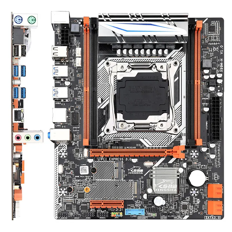 X99M-H материнская плата LGA2011 M-ATX 4 * DDR4 Слоты NVME M.2 WIFI слот Поддержка памяти и