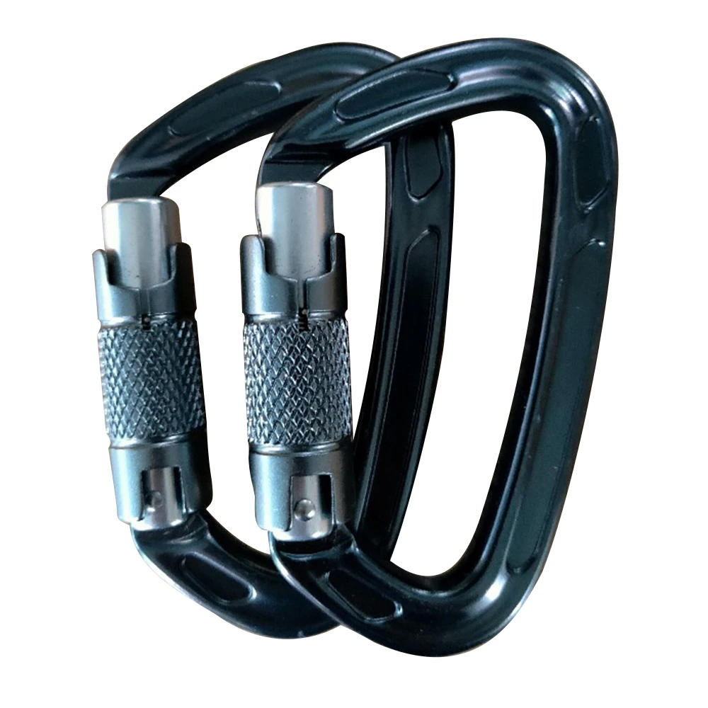 

1PCS Aluminum Alloy D Carabiner Outdoor Spring Snap Clip Hooks Keychain Climbing Camping Hiking Carabiner