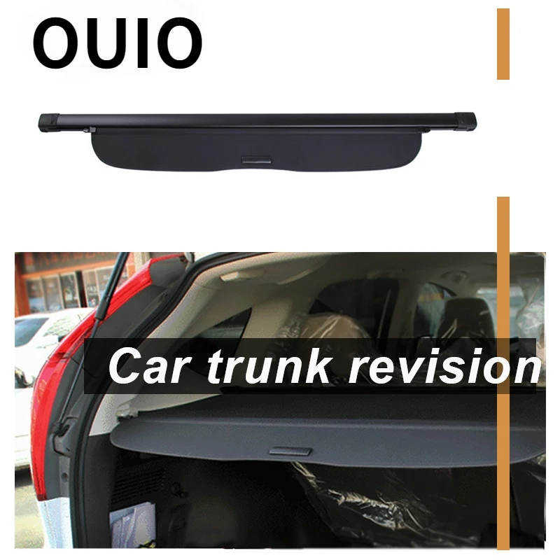 

OUIO 1 компл. Автомобильный задний багажник Грузовой чехол для Honda Fit/Jazz 2008 2009 2010 2011 2012 2013 Черный Защитный экран затеняющие аксессуары