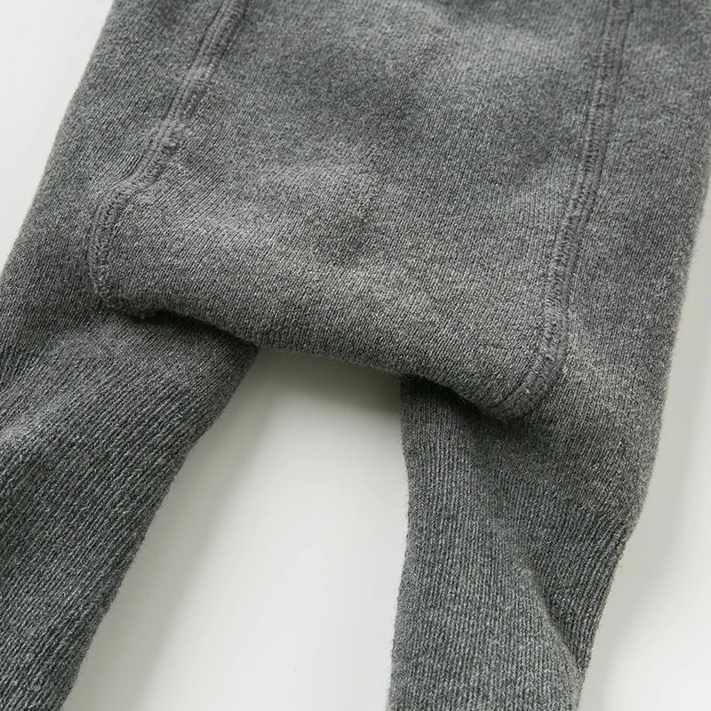 DB12032 dave bella/осенние вязаные леггинсы с бантом для маленьких девочек Детские