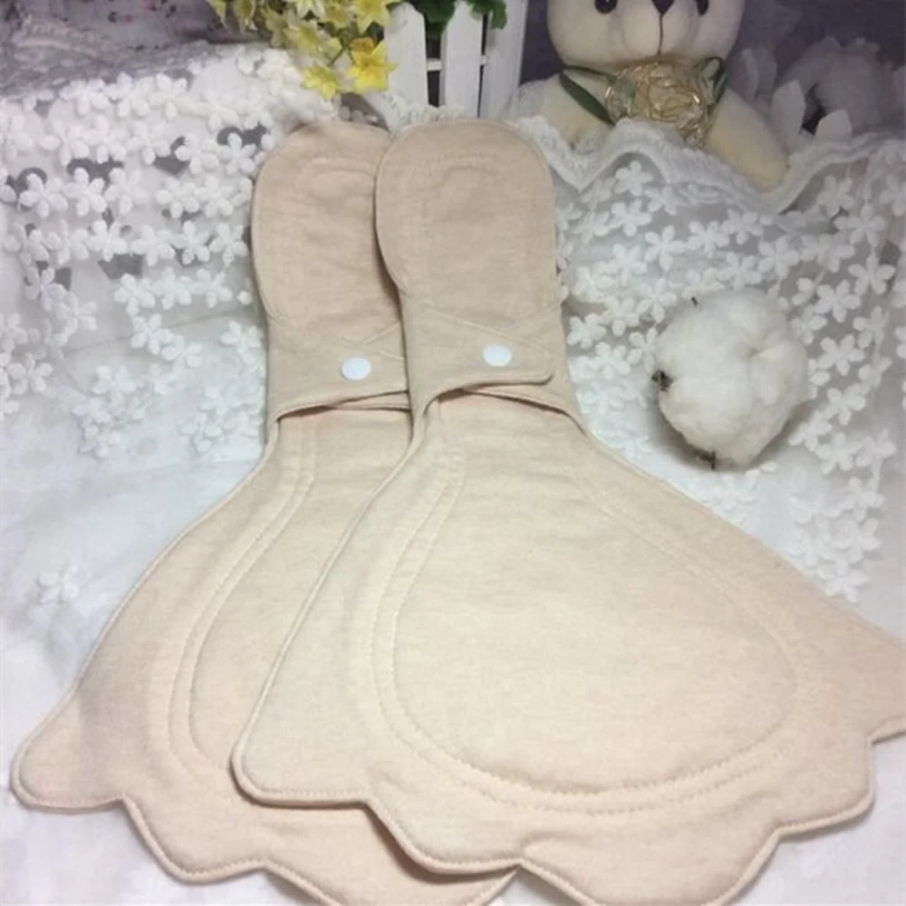 

1pc Washable Menstrual Pad Reusable Cotton Pads Oversized Night Use Sanitary Pad Napkins Women Panty Liner Skirt Tail 360mm