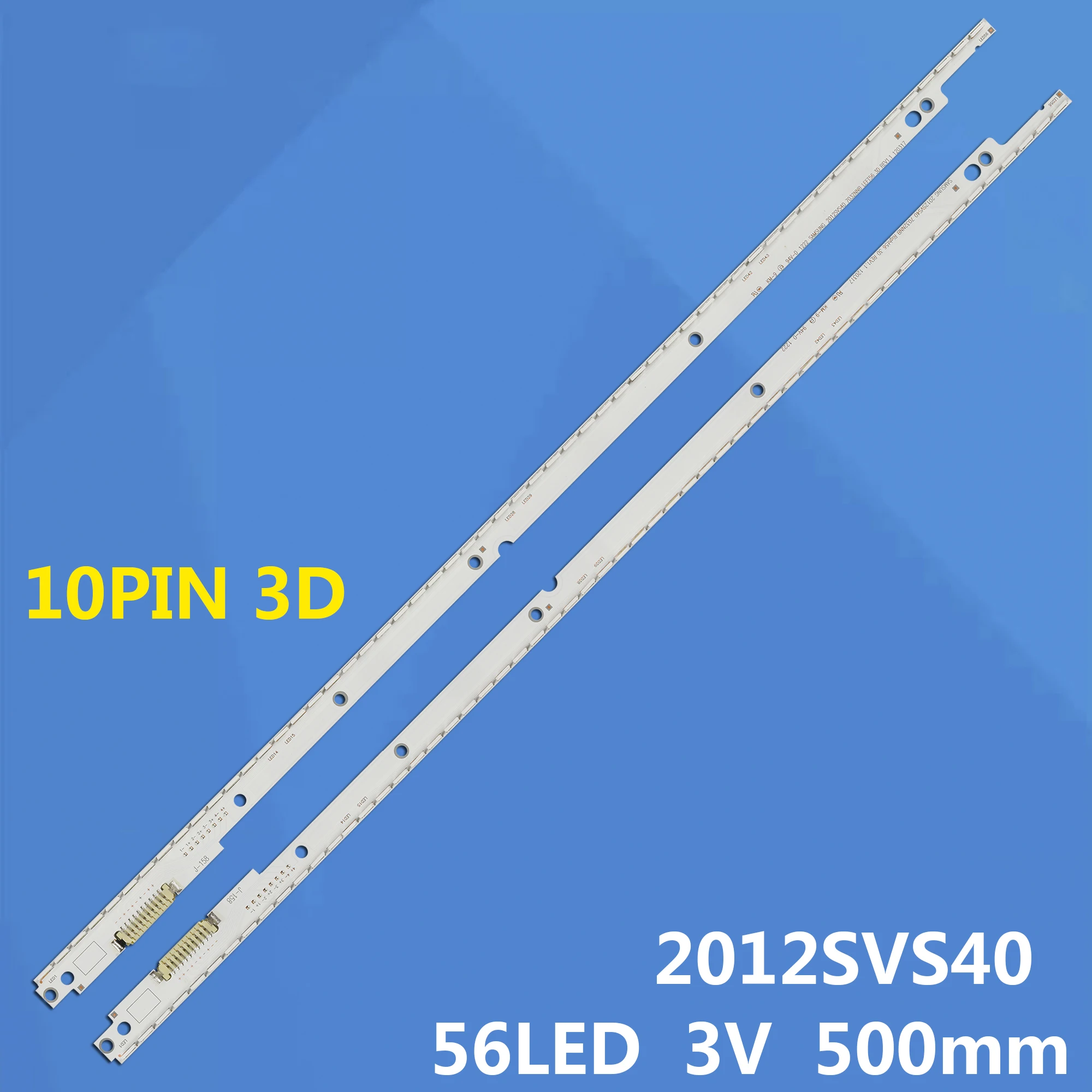 

Светодиодная лента для подсветки Samsung UA40ES6100 UA40ES5500R TV 2012SVS40 3D 7032NNB RIGHT/LEFT56, 10 контактов, 20 шт., 56 светодиодов