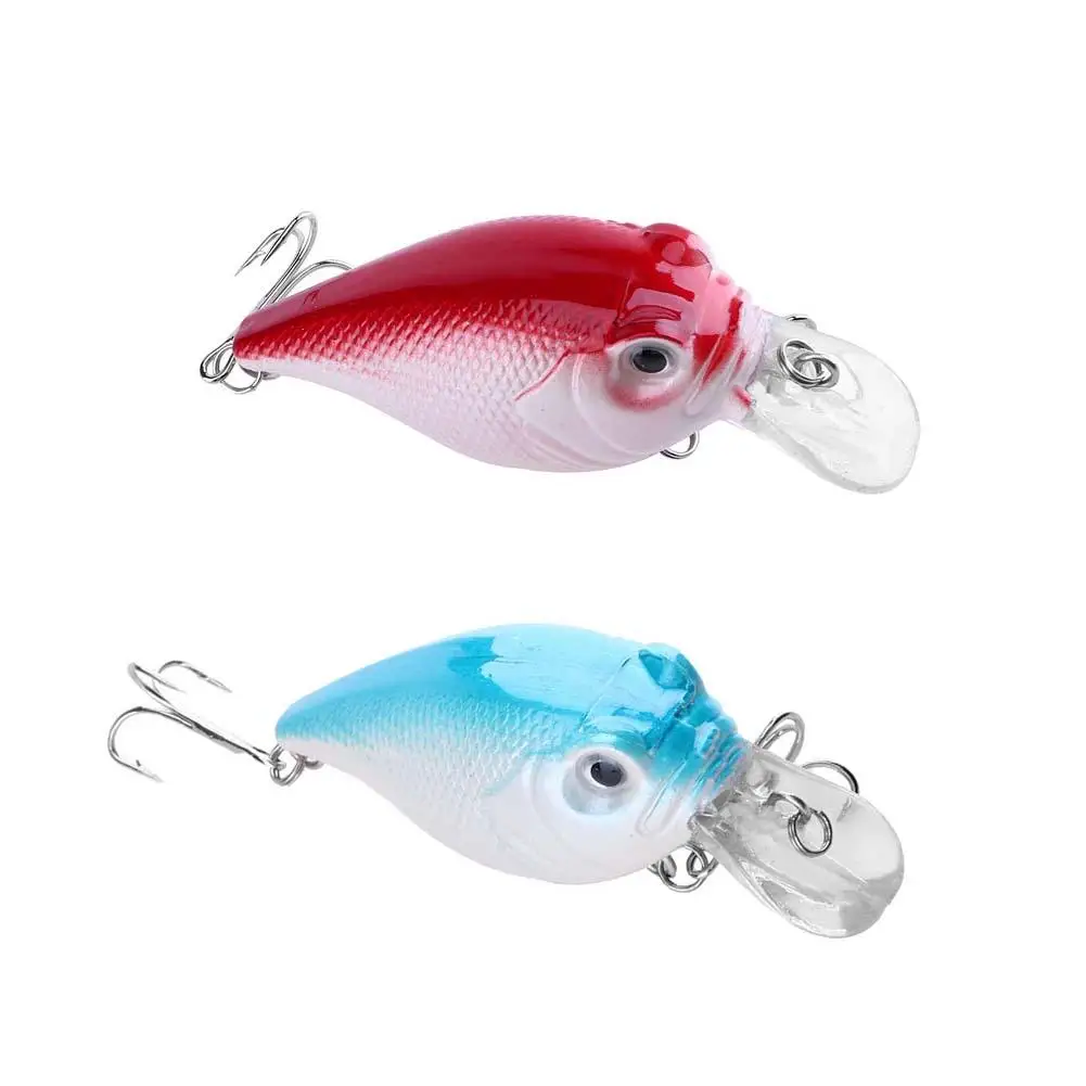 1 шт. 8 см твердая искусственная приманка рыболовная плавающая наживка Minnow 3D глаза
