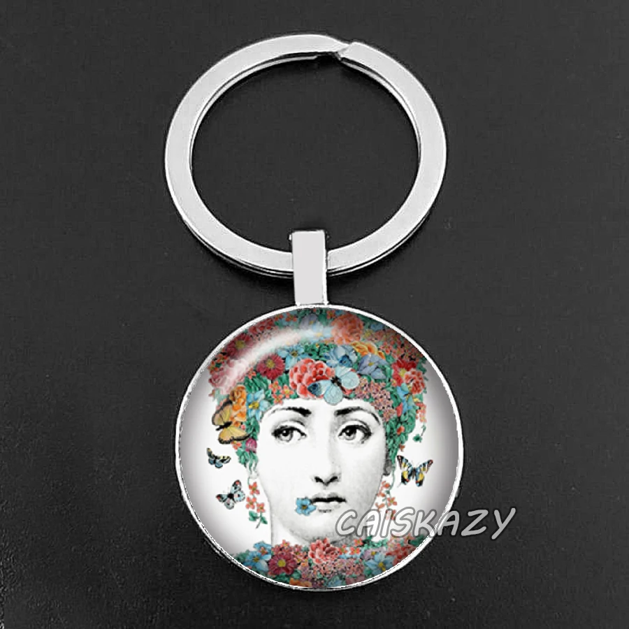 Новый Ретро брелок богиня Лина для лица модный мужской и женский кошелек сумка