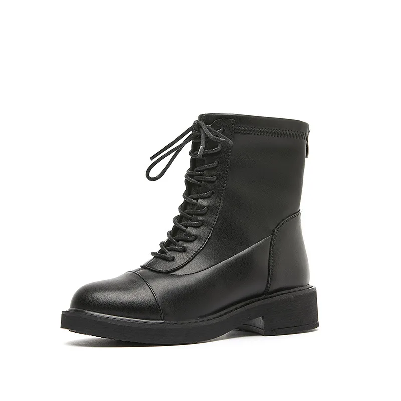 

Women's boots fall and winter 2020 new boots with thick soles below the knee Knight boots casual versatile women's Boots