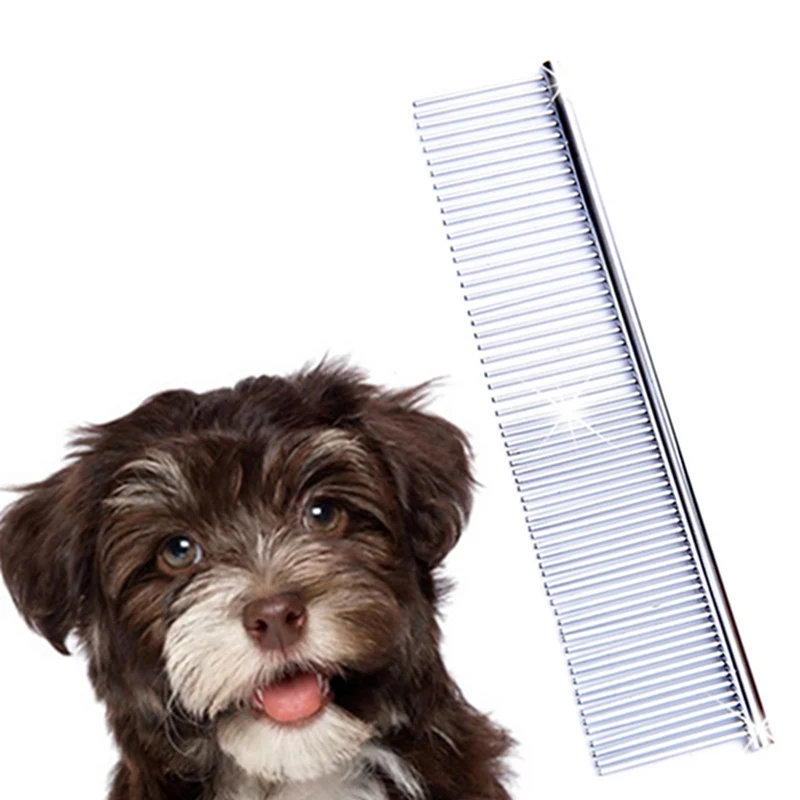 Расческа для домашних животных щетка из нержавеющей стали длинная толстая