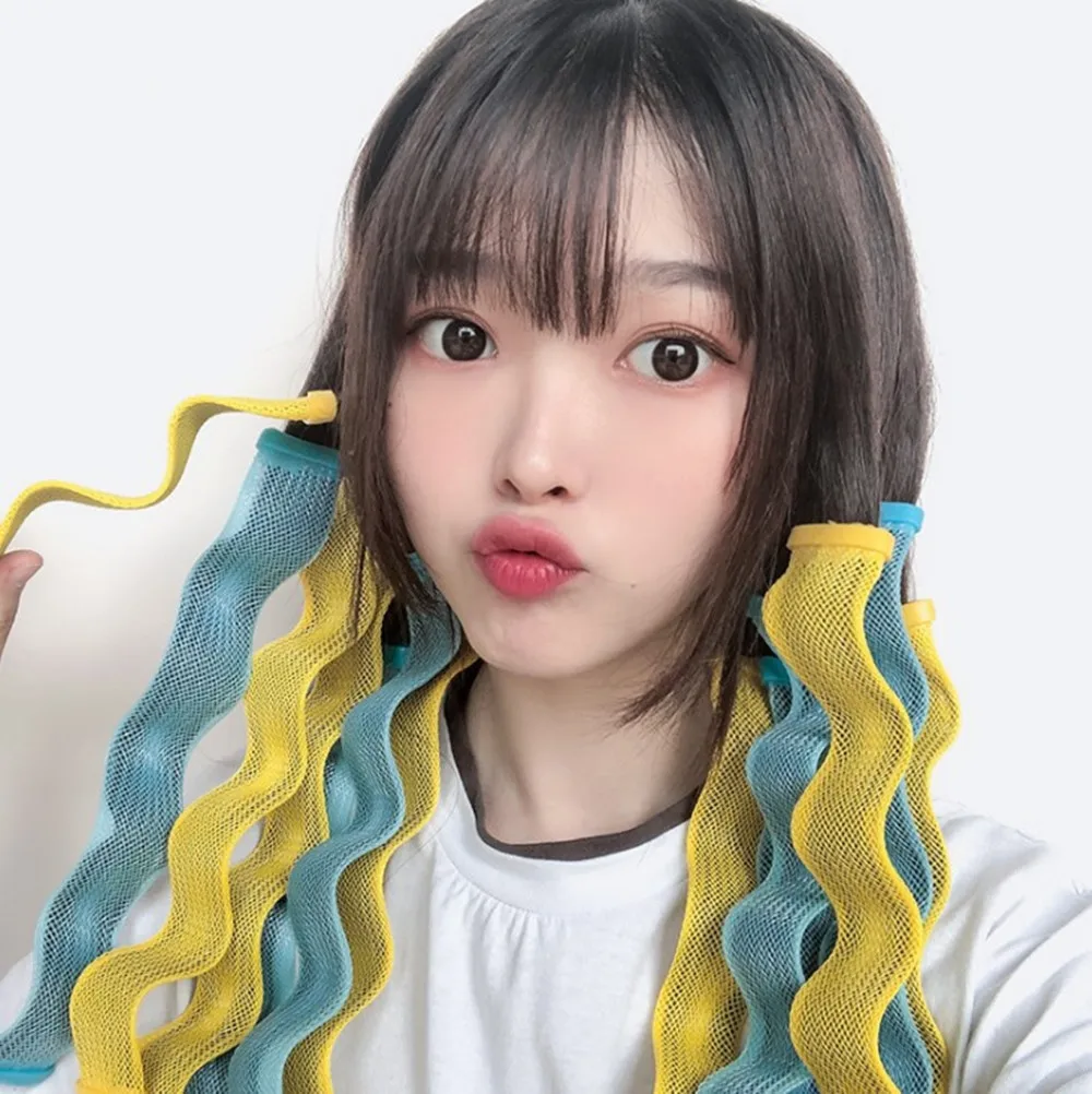 Щипцы для завивки волос спиральные 30 см 24 шт. бигуди без нагрева набор укладки