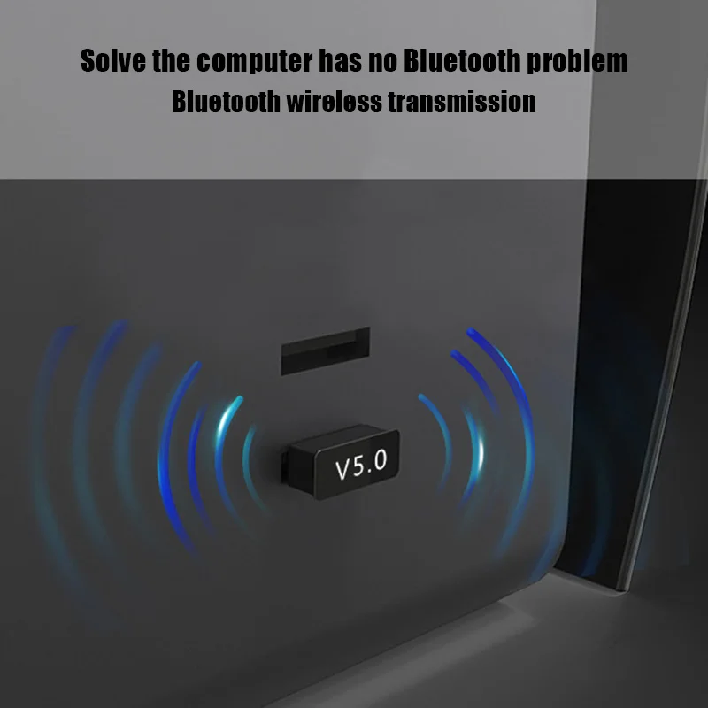 Беспроводной защитный Мини-ключ USB Bluetooth 5 0 разъем адаптера для компьютера