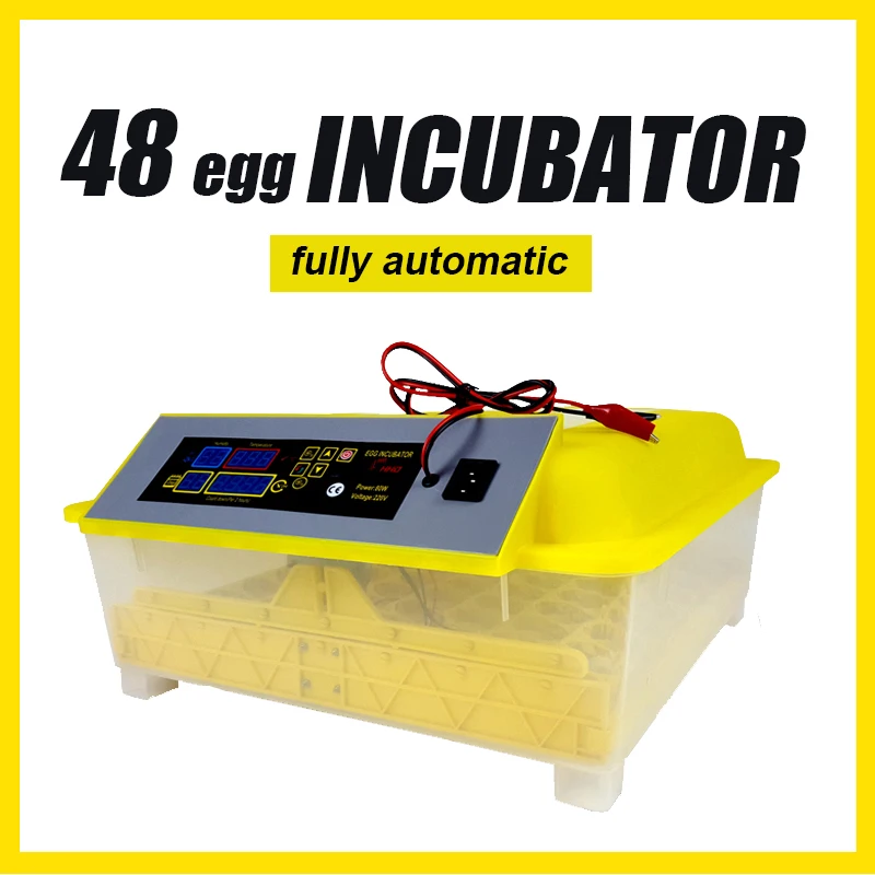 

Инкубатор для яиц HHD 48, полностью автоматический инкубатор для выращивания температуры на ферме, инкубатор для птицы, инкубатор для цыплят, ...
