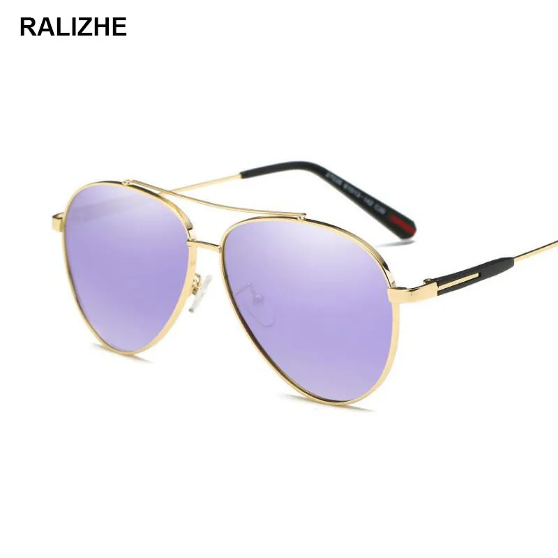 Мужские и женские солнцезащитные очки RALIZHE поляризованные Серебристые