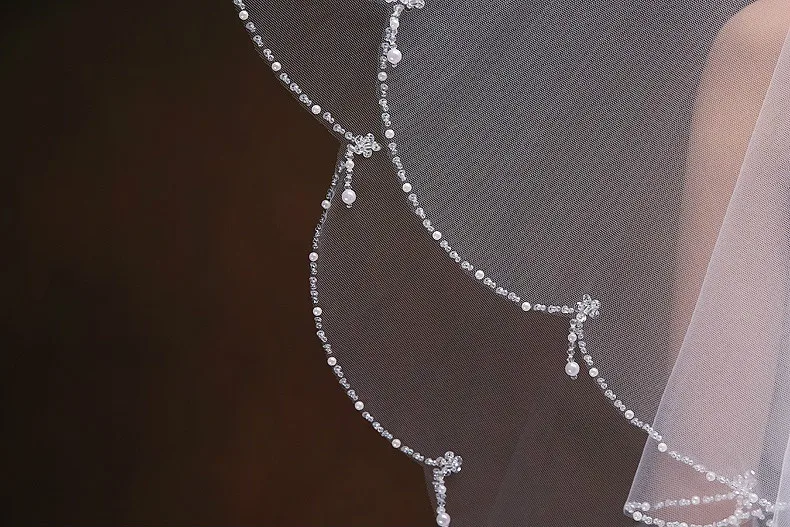 Свадебная фата белая/слоновая кость свадебная длиной 1 5 м недорогая Фата с