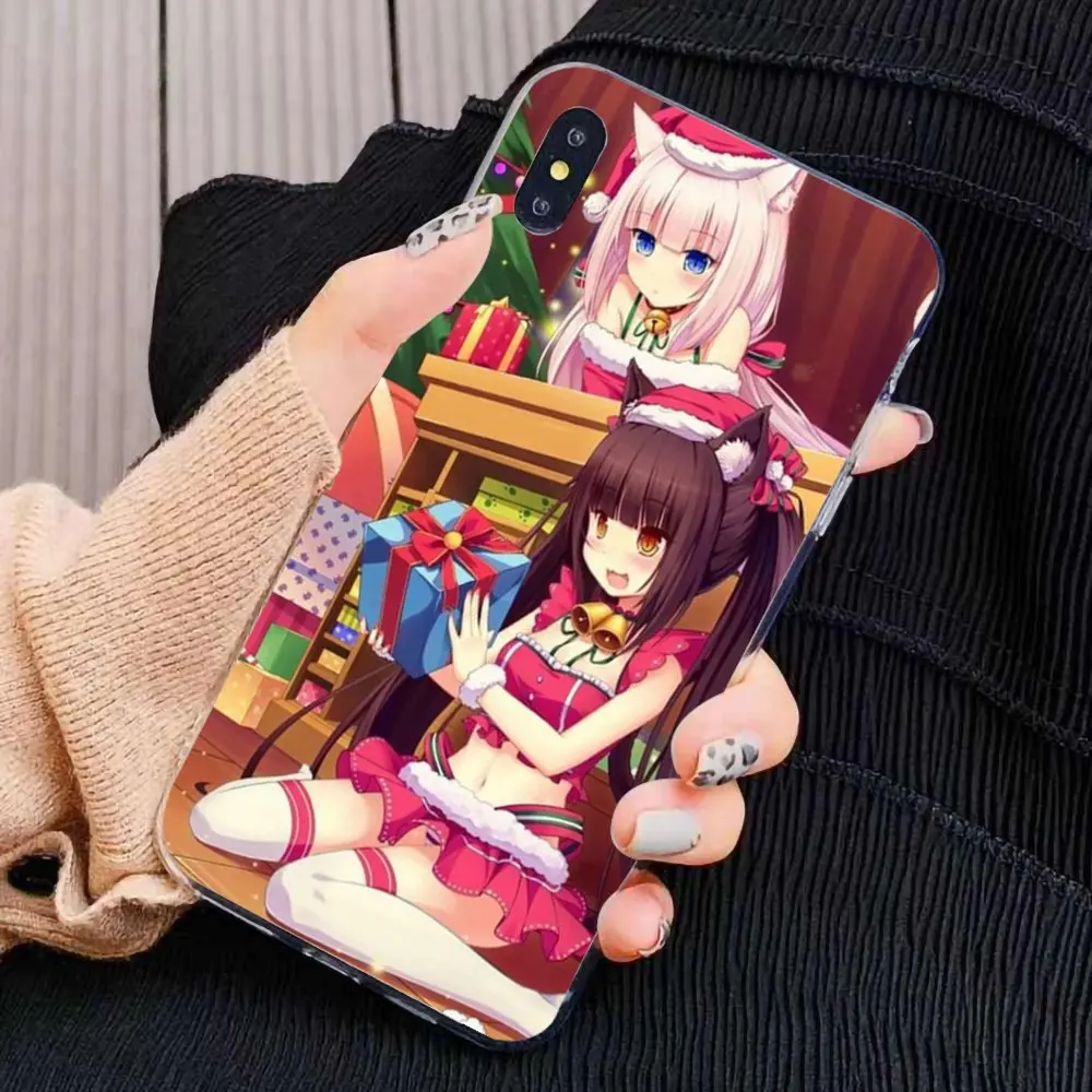 Мягкий чехол Nekopara Chocola для LG G2 G3 G4 Mini G5 G6 G7 Q6 Q7 Q8 Q9 V10 V20 V30 X Power 2 3 Spirit|Бамперы| |