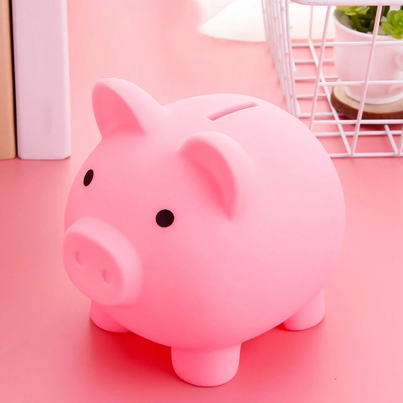 Pink S Хит, коробка для денег в форме свиньи, коробка для денег, прочная машина для хранения, переносная копилка, чехол для хранения монет - Цвет: Pink S