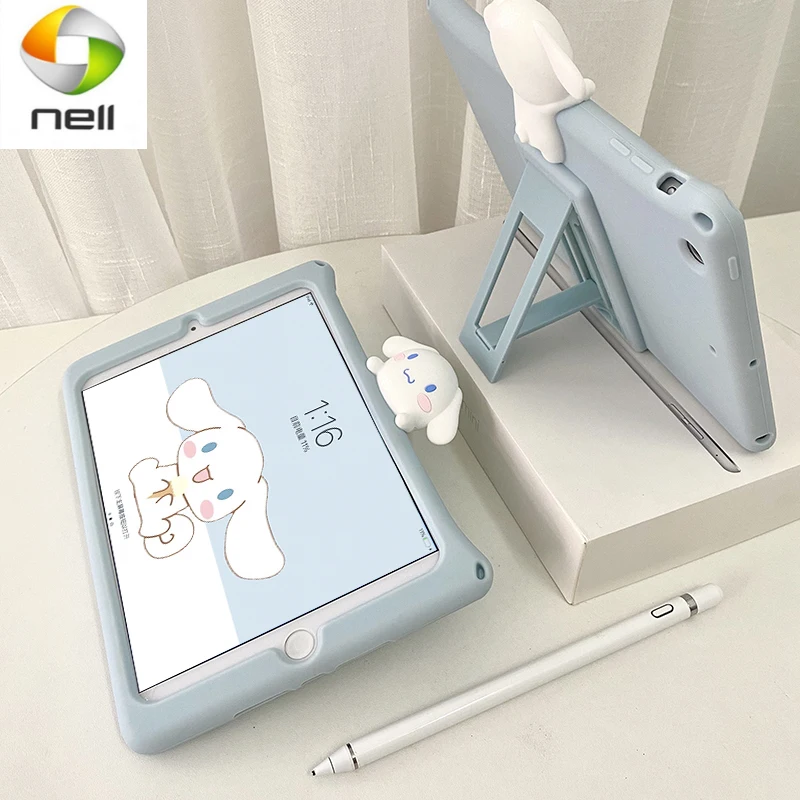 

Cute 2021 new iPad protective cover 10.2 inch air3 flat shell 6 anti-fall 8 generation 5mini4 cartoon 9.7 inch shell