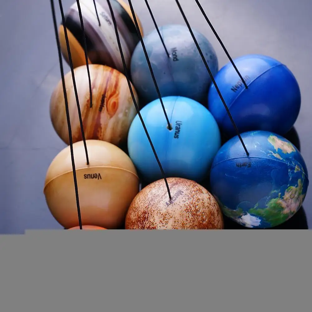 6 3 см восемь планет эластичный шар Луна земля солнечная система игрушка мяч для
