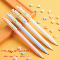 andstal mg spelling alphabet mind mechanical pencils 0 5mm creative diy automatic pencil for school student stationery supplies
