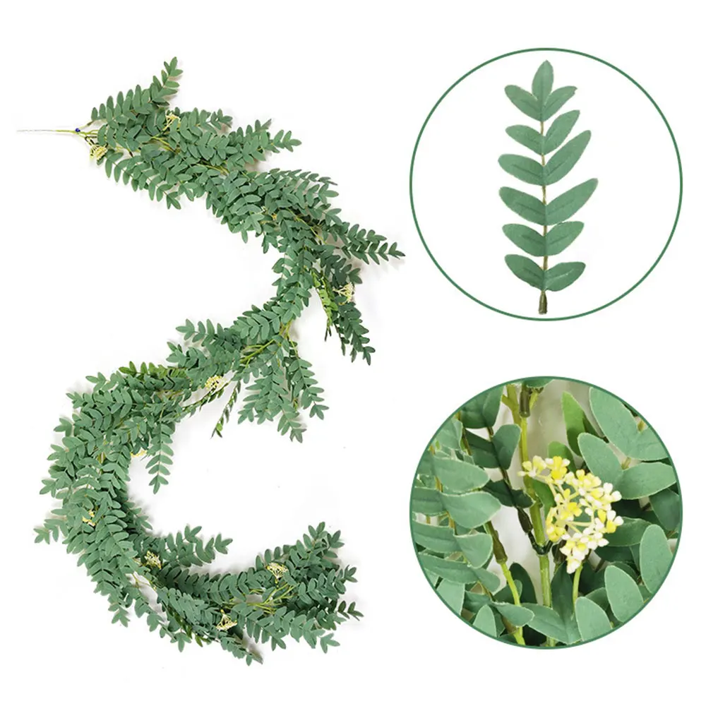 2 м имитации растений сапонин листья ротанга Свадьба интерьер макет
