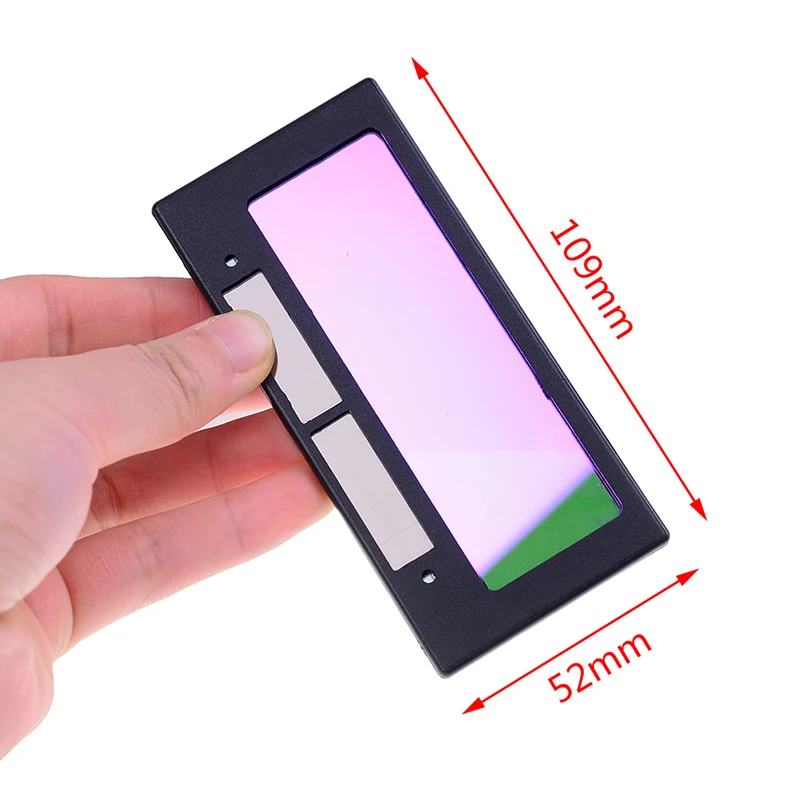 Solar Welding Lens Filter Window Opening Helmet Shade Automatic Darkening Goggles Shield Welding Helmet Mask Repair Replace Lens vcoros vintage universal straight lens 3 snap motorcycle bubble shield visor vintage helmet scooter retro lens shield glasses