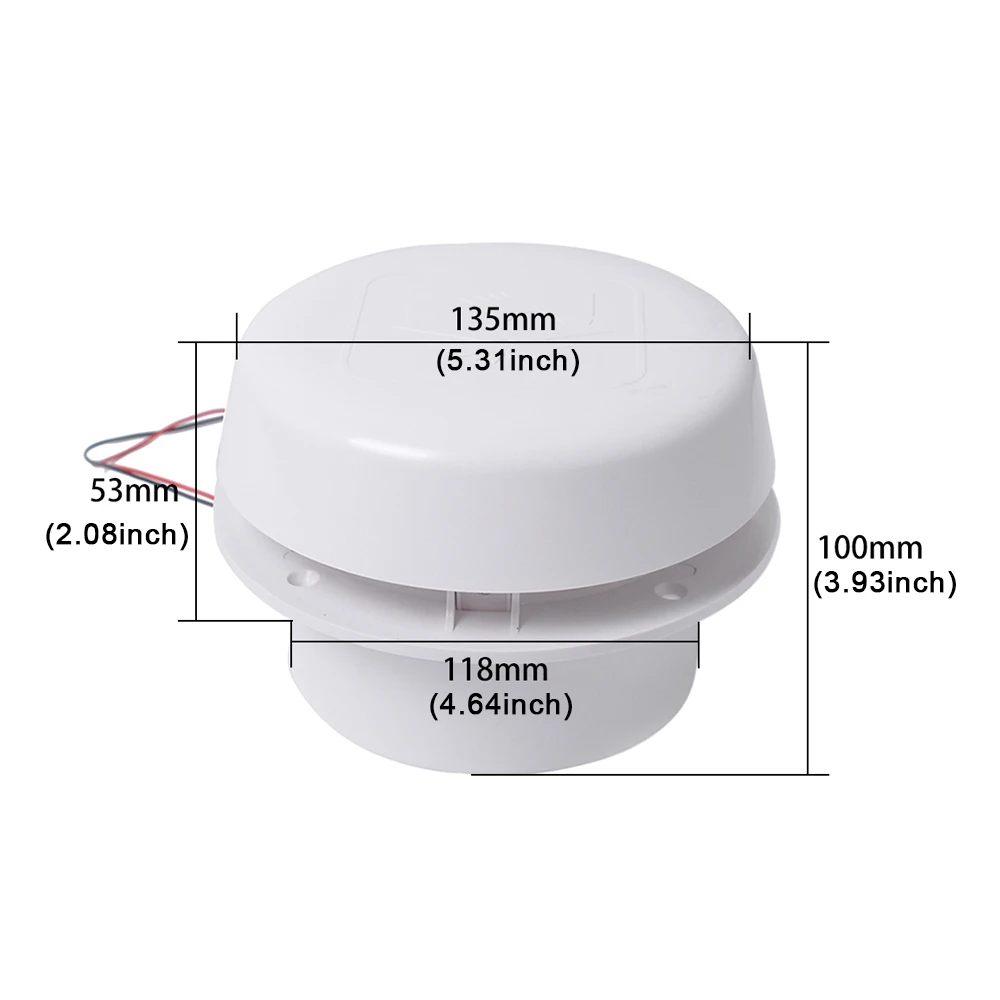 

12V Car Accessories Trailer Roof Mushroom Head Mute Fan Used for Campers and Travel Trailers Roof Vent Waterproof Fan