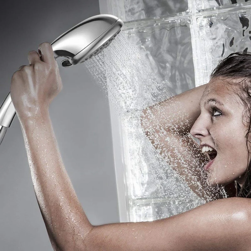 Ручная душевая головка со шлангом 5 настроек Распыления Высокого Давления