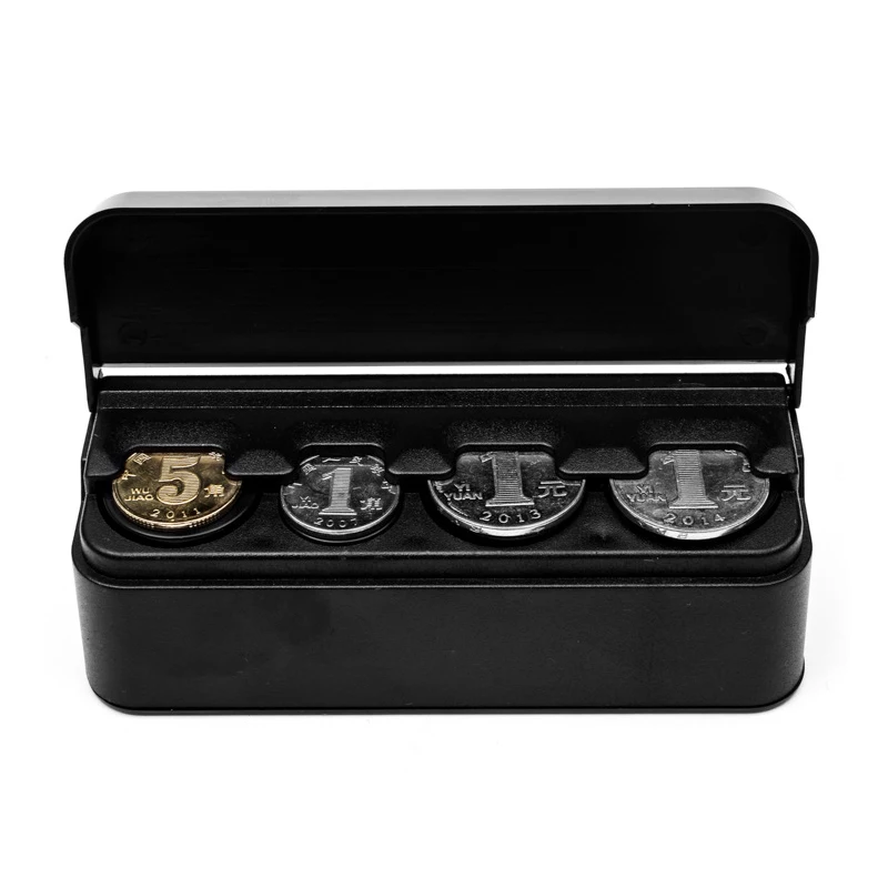 Коробка для хранения монет в автомобиле аксессуары интерьера карманный