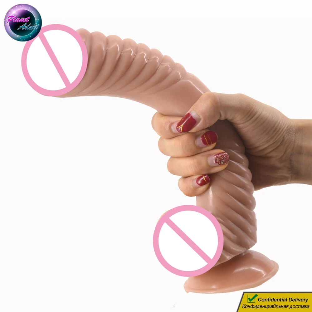 Кривая фаллоимитатор длинный большой пенис змея стиль взрослые женские интимные