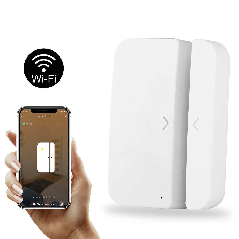 Wi Fi дверной сигнализации окна сенсор детектор SmartHome безопасный Tuya SmartLife