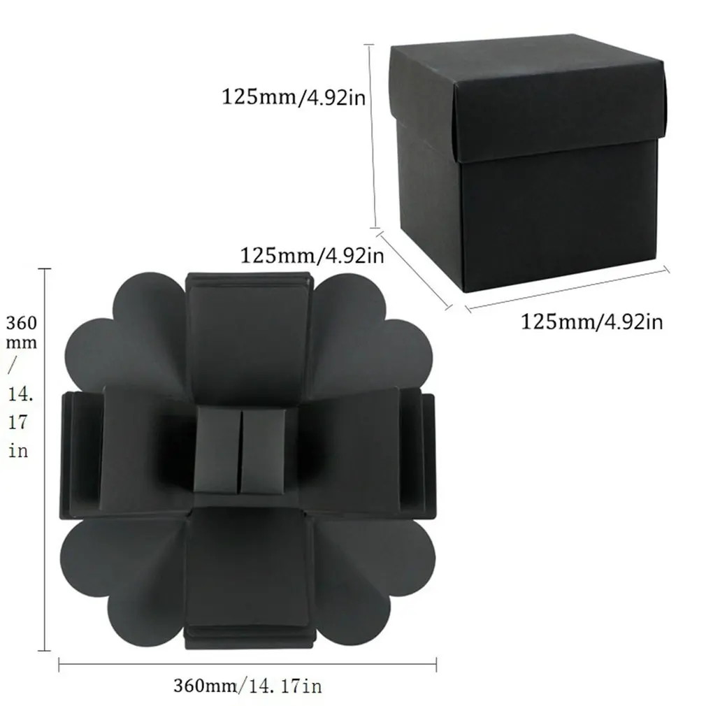 

DIY Surprise Love Explosion Box Gift Explosion for Anniversary Scrapbook DIY Photo Album Birthday Gift Wedding Gift Box